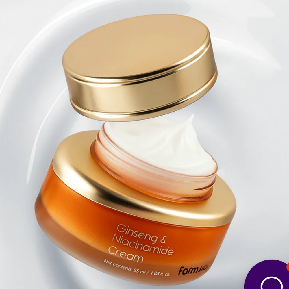 Korean Farmstay Ginseng & Niacinamide Cream 1.85 fl. oz Made in Korea New